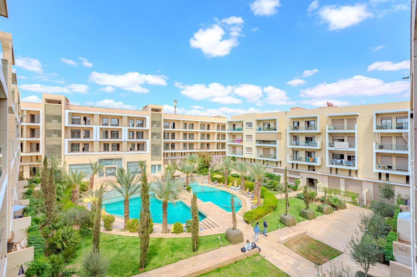 马拉喀什Royal Deluxe Platinum - Marrakech, Luxe Pool View公寓 外观 照片