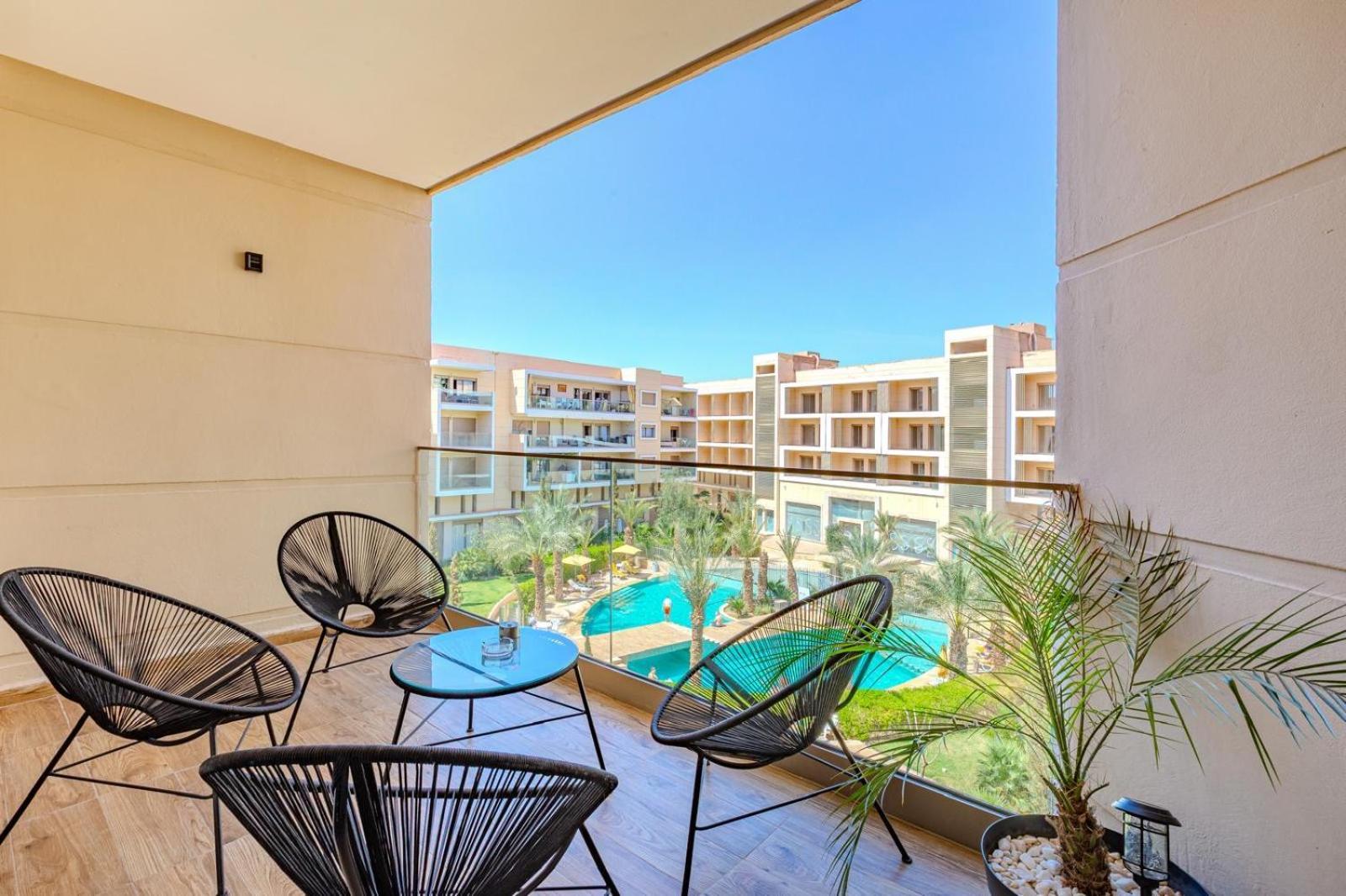 马拉喀什Royal Deluxe Platinum - Marrakech, Luxe Pool View公寓 外观 照片